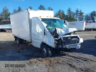 2022 Ford Transit z VIN 1FDBF6Z87NKA21616, wystawiony jako IAAI lot #41756794 z przebiegiem 34 475 mil mil oraz . Historia ofert i sprzedaży dostępna na DreamBid. Obrazek 1.