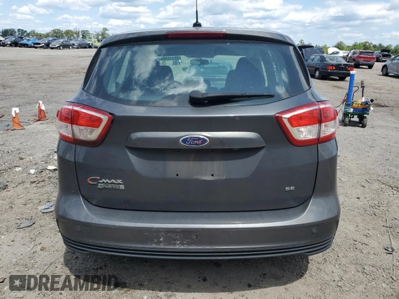 2017 Ford C-Max SE with VIN 1FADP5EU6HL107754, listed as a Copart auction lot 68112384 with 167,909 mi miles and Salvage Title. Bid and sale history available at carsss.com. Image 6.