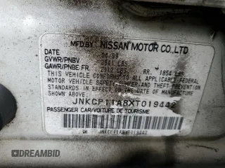 1999 Infiniti G20 z VIN JNKCP11A8XT019442, wystawiony jako Copart lot #66429804 z przebiegiem 209 367 mil mil oraz Szkody całkowita. Historia ofert i sprzedaży dostępna na DreamBid. Obrazek 12.