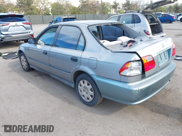 2000 Honda Civic LX z VIN 2HGEJ6670YH503076, wystawiony jako IAAI lot #42025131 z przebiegiem 266 768 mil mil oraz . Historia ofert i sprzedaży dostępna na DreamBid. Obrazek 3.