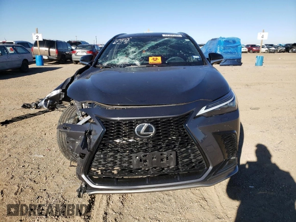 2022 Lexus NX with VIN JTJKGCEZXN2001081, listed as a Copart auction lot 72122532 with 0 mi miles. Bid and sale history available at carsss.com. Image 5.