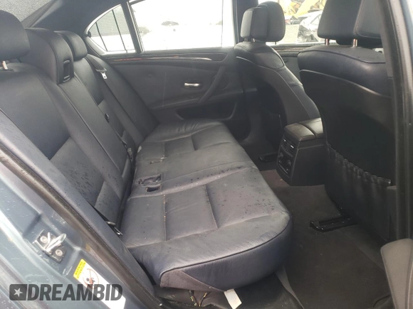 2008 BMW 5 Series 550i with VIN WBANW53508CT34559, listed as a Copart auction lot 49057624 with 119,058 mi miles and Salvage Title. Bid and sale history available at carsss.com. Image 10.