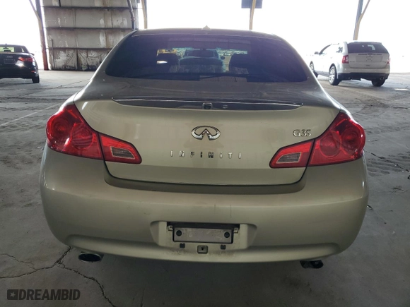 2007 Infiniti G35 Sedan Sport with VIN JNKBV61E37M729831, listed as a Copart auction lot 51118115 with 149,169 mi miles and Salvage Title. Bid and sale history available at carsss.com. Image 6.