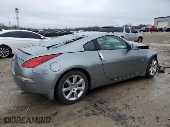2004 Nissan 350Z Touring with VIN JN1AZ34E14T064105, listed as a Copart auction lot 44650265 with 97,818 mi miles and Salvage Title. Bid and sale history available at carsss.com. Image 3.