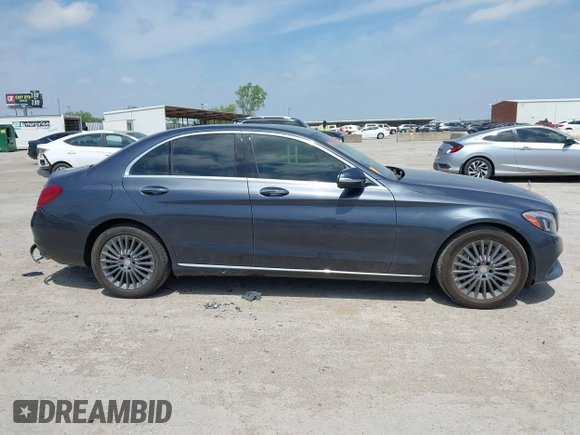 2015 Mercedes-Benz C-Class C 300 with VIN 55SWF4JB4FU056399, listed as a IAAI auction lot 41917600 with 74,398 mi miles. Bid and sale history available at carsss.com. Image 13.