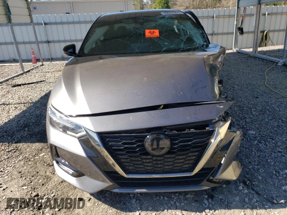 2021 Nissan Sentra SR with VIN 3N1AB8DV0MY318685, listed as a Copart auction lot 46062665 with Not Provided miles and Salvage Title. Bid and sale history available at carsss.com. Image 5.