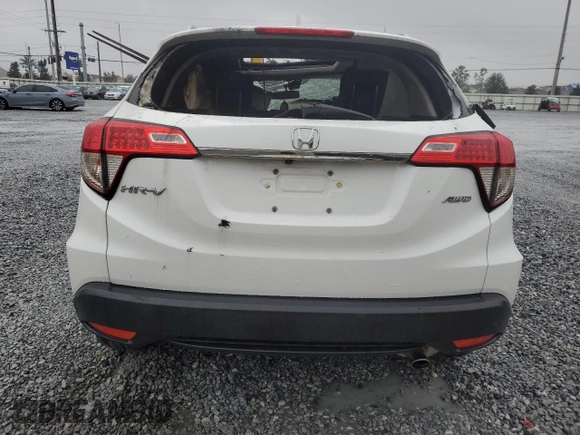 2022 Honda HR-V EX with VIN 3CZRU6H5XNM706079, listed as a Copart auction lot 42371655 with 0 mi miles and Non Repairable. Bid and sale history available at carsss.com. Image 6.