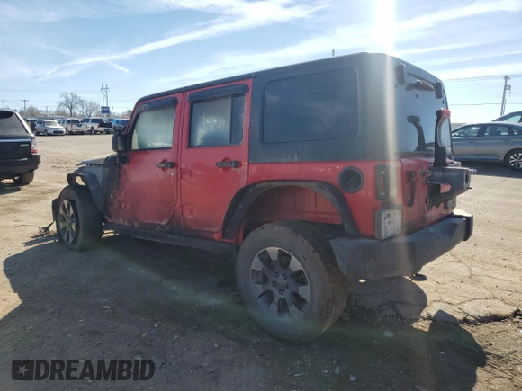 2015 Jeep Wrangler Unlimited Sport RHD with VIN 1C4BJWKG9FL642937, listed as a Copart auction lot 45654365 with Not provided miles and Non repairable. Bid and sale history available at DreamBid. Image 2.