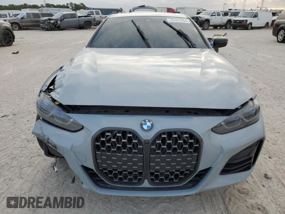 2024 BMW 4 Series M440i with VIN WBA83AP03RCN86790, listed as a Copart auction lot 76107254 with 39,303 mi miles and Salvage Title. Bid and sale history available at carsss.com. Image 5.
