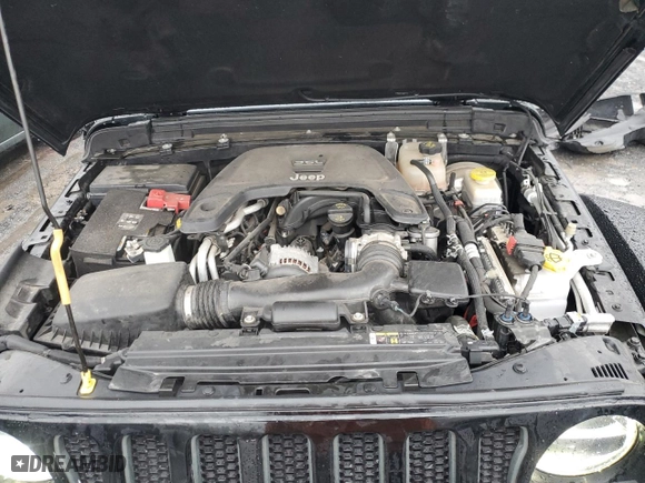 2020 Jeep Wrangler Unlimited Rubicon with VIN 1C4HJXFG3LW244854, listed as a Copart auction lot 46495165 with 62,096 mi miles and Salvage Title. Bid and sale history available at carsss.com. Image 12.