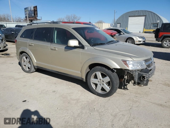 2010 Dodge Journey SXT with VIN 3D4PH5FV5AT169610, listed as a Copart auction lot 49323215 with 243,471 mi miles and Salvage Title. Bid and sale history available at carsss.com. Image 4.