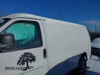 2018 Chevrolet Express Cargo Van with VIN 1GCWGAFG1J1195263, listed as a IAAI auction lot 41287882 with 71,475 mi miles. Bid and sale history available at carsss.com. Image 14.