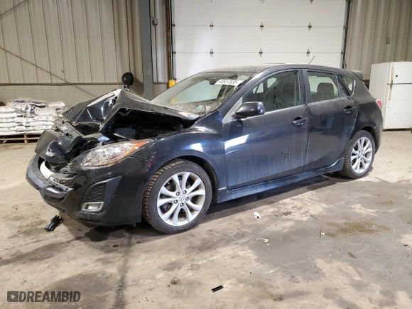 2011 Mazda Mazda3 s Sport with VIN JM1BL1K69B1372344, listed as a Copart auction lot 48937835 with 154,377 mi miles and Salvage Title. Bid and sale history available at carsss.com. Image 1.