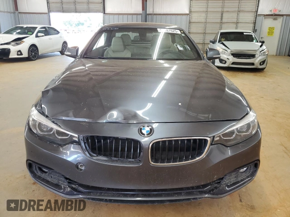 2018 BMW 4 Series 430i with VIN WBA4Z1C57JEC59478, listed as a Copart auction lot 59487625 with 134,601 mi miles and Salvage title. Bid and sale history available at DreamBid. Image 5.