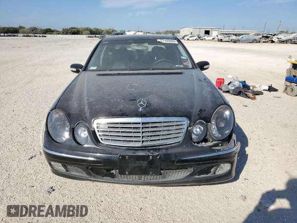 2003 Mercedes-Benz E-Class 5.0L with VIN WDBUF70J83A296836, listed as a Copart auction lot 77109904 with 0 mi miles and Clean Title. Bid and sale history available at carsss.com. Image 5.