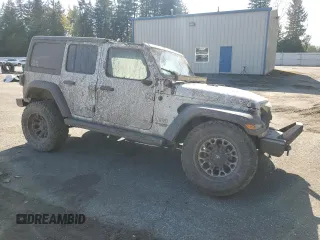 2018 Jeep Wrangler Unlimited Sport S с VIN 1C4HJXDN5JW254560, выставлен на аукционе Copart как лот 53254825 с пробегом Не указан миль и Списание • Salvage title. История ставок и продаж доступна на DreamBid. Изображение 4.