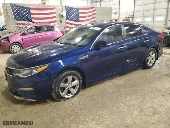 2020 Kia Optima LX with VIN 5XXGT4L32LG421823, listed as a Copart auction lot 48239045 with 110,071 mi miles and Clean Title. Bid and sale history available at carsss.com. Image 1.