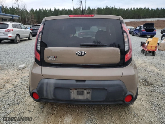 2014 Kia Soul with VIN KNDJN2A23E7097257, listed as a Copart auction lot 85922614 with 69,181 mi miles and Non Repairable. Bid and sale history available at carsss.com. Image 6.