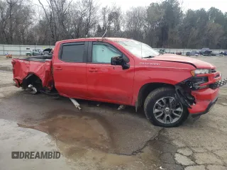 2021 Chevrolet Silverado 1500 RST with VIN 1GCUYEEL8MZ296686, listed as a Copart auction lot 46486455 with 0 mi miles and Salvage Title. Bid and sale history available at carsss.com. Image 4.