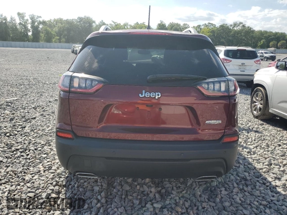 2021 Jeep Cherokee Latitude Lux with VIN 1C4PJLMX3MD208585, listed as a Copart auction lot 53830655 with 24,789 mi miles and Non Repairable. Bid and sale history available at carsss.com. Image 6.