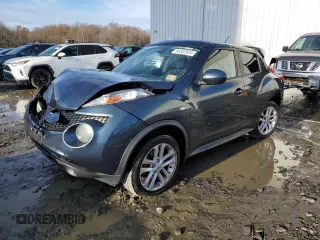 2014 Nissan Juke SV with VIN JN8AF5MV4ET362235, listed as a Copart auction lot 80302924 with 143,862 mi miles and Salvage title. Bid and sale history available at DreamBid. Image 1.