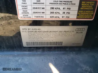 2013 Audi A3 Premium Plus with VIN WAUKJAFM5DA022014, listed as a Copart auction lot 50011335 with 280,999 mi miles and Salvage Title. Bid and sale history available at carsss.com. Image 12.