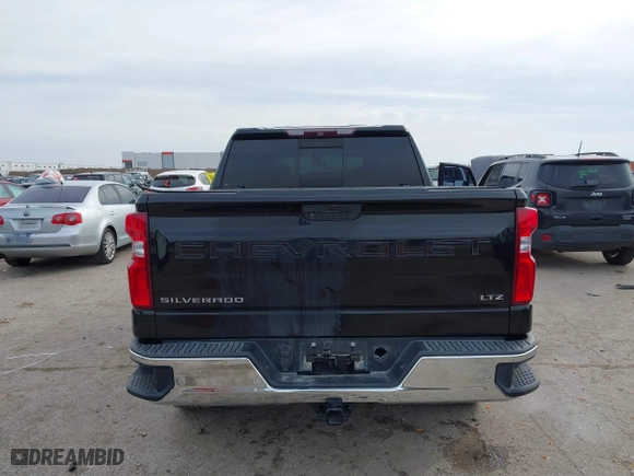 2019 Chevrolet Silverado 1500 LTZ with VIN 1GCPWEED6KZ169282, listed as a IAAI auction lot 41576653 with 81,324 mi miles. Bid and sale history available at carsss.com. Image 16.