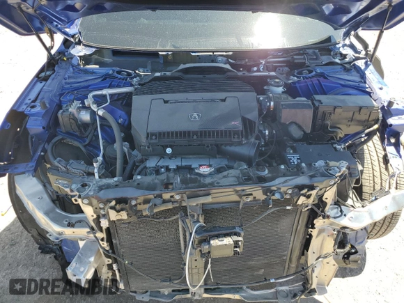 2024 Acura MDX w/A-Spec Package with VIN 5J8YE1H00RL005047, listed as a Copart auction lot 60940675 with 14,032 mi miles and Salvage title. Bid and sale history available at DreamBid. Image 12.