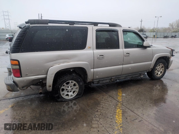 2004 Chevrolet Suburban Z71 z VIN 3GNFK16Z44G305168, wystawiony jako Copart lot #53900955 z przebiegiem 186 770 mil mil oraz Szkoda całkowita • Salvage title. Historia ofert i sprzedaży dostępna na DreamBid. Obrazek 3.
