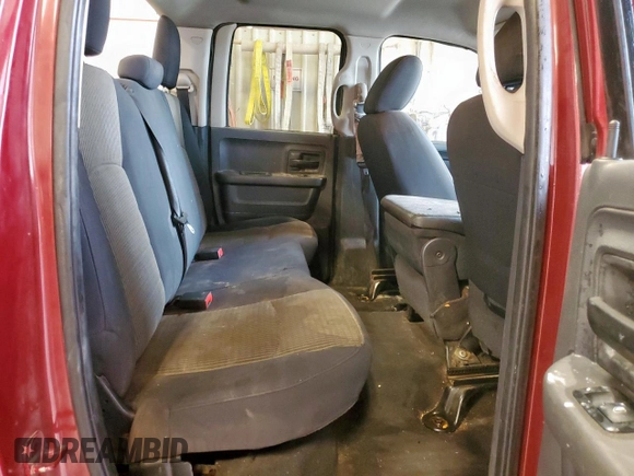 2012 Ram 1500 ST with VIN 1C6RD6FP1CS148080, listed as a Copart auction lot 60081415 with 160,985 mi miles and Salvage title. Bid and sale history available at DreamBid. Image 10.