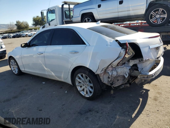 2014 Cadillac CTS Sedan RWD with VIN 1G6AP5SX0E0135819, listed as a Copart auction lot 42782185 with 187,456 mi miles and Salvage Title. Bid and sale history available at carsss.com. Image 2.