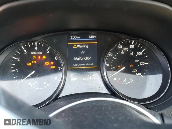 2019 Nissan Rogue SL with VIN 5N1AT2MVXKC816742, listed as a Copart auction lot 47934025 with 87,303 mi miles and Salvage Title. Bid and sale history available at carsss.com. Image 9.