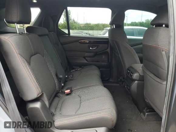 2025 Honda Pilot Sport with VIN 5FNYG2H33SB002824, listed as a Copart auction lot 72117454 with 4,942 mi miles and Salvage Title. Bid and sale history available at carsss.com. Image 11.