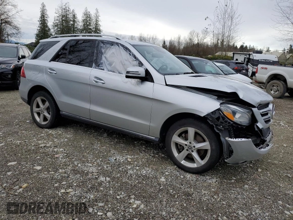 2018 Mercedes-Benz GLE 350 with VIN 4JGDA5HB2JB050580, listed as a Copart auction lot 79615464 with Not Provided miles and Salvage Title. Bid and sale history available at DreamBid. Image 4.