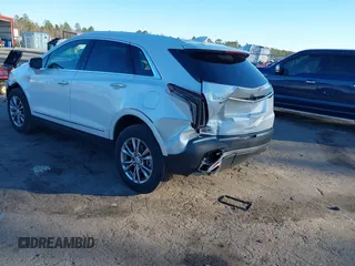 2021 Cadillac XT5 AWD Premium Luxury with VIN 1GYKNDRS3MZ115273, listed as a IAAI auction lot 41228531 with 46,556 mi miles. Bid and sale history available at carsss.com. Image 3.
