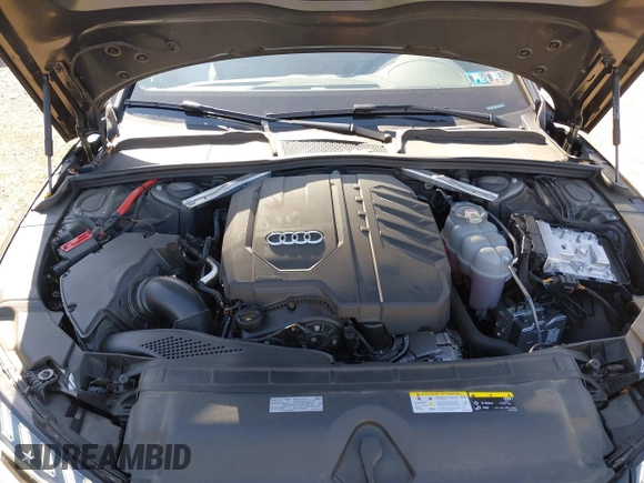2023 Audi A4 S line Premium Plus with VIN WAUEAAF49PA001586, listed as a IAAI auction lot 41772434 with 30,388 mi miles and . Bid and sale history available at DreamBid. Image 10.
