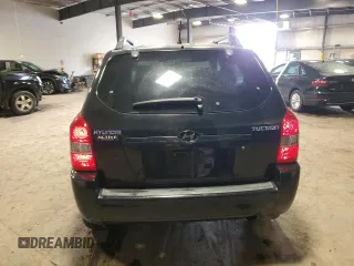 2007 Hyundai Tucson GLS with VIN KM8JM12B67U653377, listed as a Copart auction lot 52243225 with 203,440 mi miles and Salvage Title. Bid and sale history available at carsss.com. Image 6.