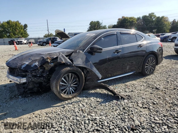 2018 Acura TLX w/Advance Pkg with VIN 19UUB3F77JA001807, listed as a Copart auction lot 71098594 with 83,510 mi miles and Salvage Title. Bid and sale history available at carsss.com. Image 1.