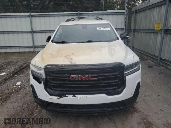 2021 GMC Acadia SLT with VIN 1GKKNML44MZ122124, listed as a Copart auction lot 86157074 with 70,376 mi miles and Salvage Title. Bid and sale history available at DreamBid. Image 5.