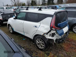2023 Kia Soul LX with VIN KNDJ23AUXP7851208, listed as a Copart auction lot 45886345 with 55,787 mi miles and Salvage Title. Bid and sale history available at DreamBid. Image 2.