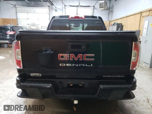 2022 GMC Canyon 4WD Denali with VIN 1GTG6EEN8N1259576, listed as a Copart auction lot 43765805 with 23,490 mi miles and Clean Title. Bid and sale history available at carsss.com. Image 6.
