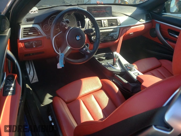2019 BMW 4 Series 430i xDrive with VIN WBA4Z3C58KEF31811, listed as a Copart auction lot 50414074 with 55,807 mi miles and Salvage title. Bid and sale history available at DreamBid. Image 8.
