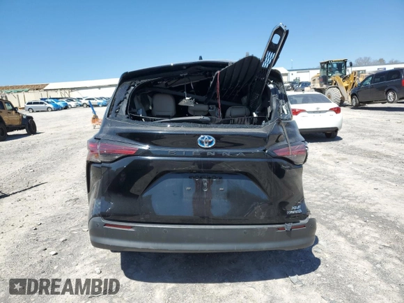 2022 Toyota Sienna XLE with VIN 5TDYRKEC8NS106689, listed as a Copart auction lot 49428235 with 115,719 mi miles and Salvage Title. Bid and sale history available at carsss.com. Image 6.