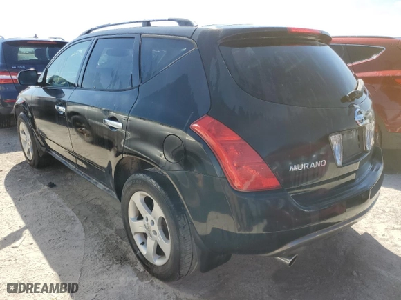 2003 Nissan Murano SL with VIN JN8AZ08T33W109356, listed as a Copart auction lot 77529424 with 0 mi miles and Non Repairable. Bid and sale history available at carsss.com. Image 2.