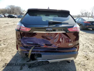 2019 Ford Edge SEL with VIN 2FMPK3J91KBB74051, listed as a Copart auction lot 49826795 with 74,119 mi miles and Salvage Title. Bid and sale history available at carsss.com. Image 6.