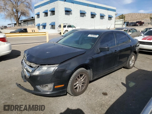 2010 Ford Fusion S with VIN 3FAHP0GA5AR366962, listed as a Copart auction lot 47628585 with 234,041 mi miles and Salvage Title. Bid and sale history available at carsss.com. Image 1.