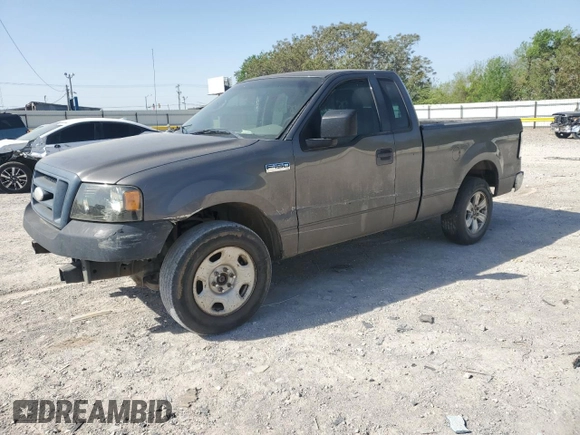 2008 Ford F-150 XL with VIN 1FTRF12228KD61904, listed as a Copart auction lot 52964945 with 167,453 mi miles and Salvage Title. Bid and sale history available at carsss.com. Image 1.