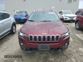 2019 Jeep Cherokee Latitude Plus with VIN 1C4PJMLX1KD250905, listed as a Copart auction lot 54446165 with 83,737 mi miles and Salvage title. Bid and sale history available at DreamBid. Image 5.