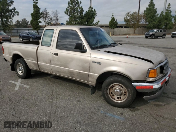 1997 Ford Ranger XL with VIN 1FTCR14A0VPA28116, listed as a Copart auction lot 82262554 with 167,455 mi miles and Salvage title. Bid and sale history available at DreamBid. Image 4.