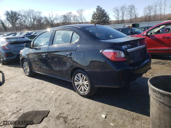 2022 Mitsubishi Mirage G4 ES with VIN ML32FUFJ3NHF03549, listed as a Copart auction lot 88162595 with 154,714 mi miles and Salvage Title. Bid and sale history available at carsss.com. Image 2.